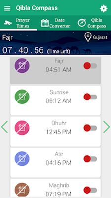 Скачать Qibla Compass - Prayer Times, Quran MP3 & Azan [Premium] RU apk на Андроид