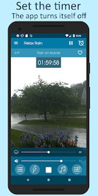 Скачать Звуки дождя - Звук дождя для сна [Без рекламы] RUS apk на Андроид