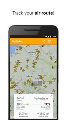 Скачать Отслеживание полетов в реальном времени [Без рекламы] RU apk на Андроид