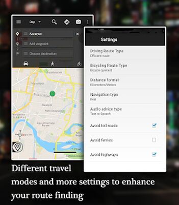 Скачать Offline Map Navigation - GPS Driving Route [Premium] RU apk на Андроид