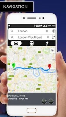 Скачать GPS-карта - компас и навигация [Unlocked] RU apk на Андроид