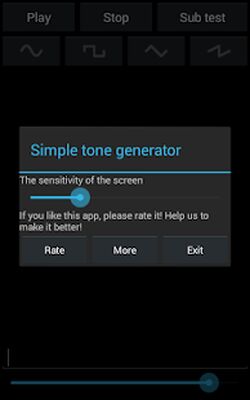 Скачать Простой генератор звука [Unlocked] RUS apk на Андроид