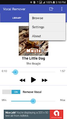 Скачать Vocal Remover for Karaoke [Unlocked] RU apk на Андроид