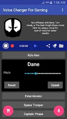 Скачать Voice Changer Mic for Gaming - PS4 XBox PC [Полная версия] RU apk на Андроид
