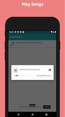 Скачать Song Downloader - SongTik [Unlocked] RUS apk на Андроид