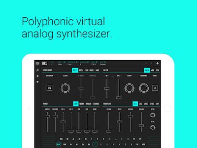 Скачать DRC - Polyphonic Synthesizer [Unlocked] RUS apk на Андроид