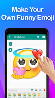 Скачать Emoji Maker- Personal Animated Phone Emojis [Полная версия] RUS apk на Андроид