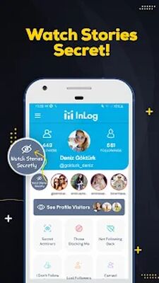 Скачать InLog - Кто смотрел мой профиль Instagram [Unlocked] RUS apk на Андроид