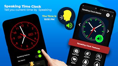 Скачать Умные часы говорящие часы: говорящие часы время [Premium] RU apk на Андроид