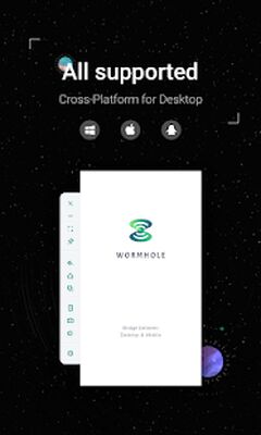 Скачать Wormhole - Bridge between Mobile & Desktop [Без рекламы] RUS apk на Андроид