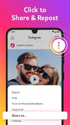 Скачать Загрузчик видео для Instagram [Unlocked] RU apk на Андроид
