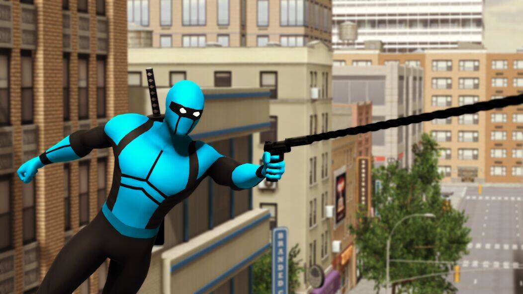 Скачать взломанную Blue Ninja : Superhero Game [Много монет] MOD apk на Андроид