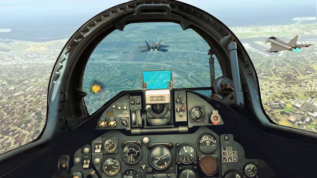 Скачать взломанную Авиаудар Реактивная война [Бесплатные покупки] MOD apk на Андроид