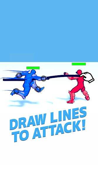 Скачать взломанную Draw Action: Freestyle Fight [Мод меню] MOD apk на Андроид