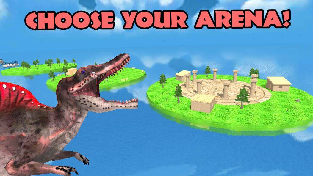 Скачать взломанную Dino Battle Arena Lost Kingdom [Мод меню] MOD apk на Андроид