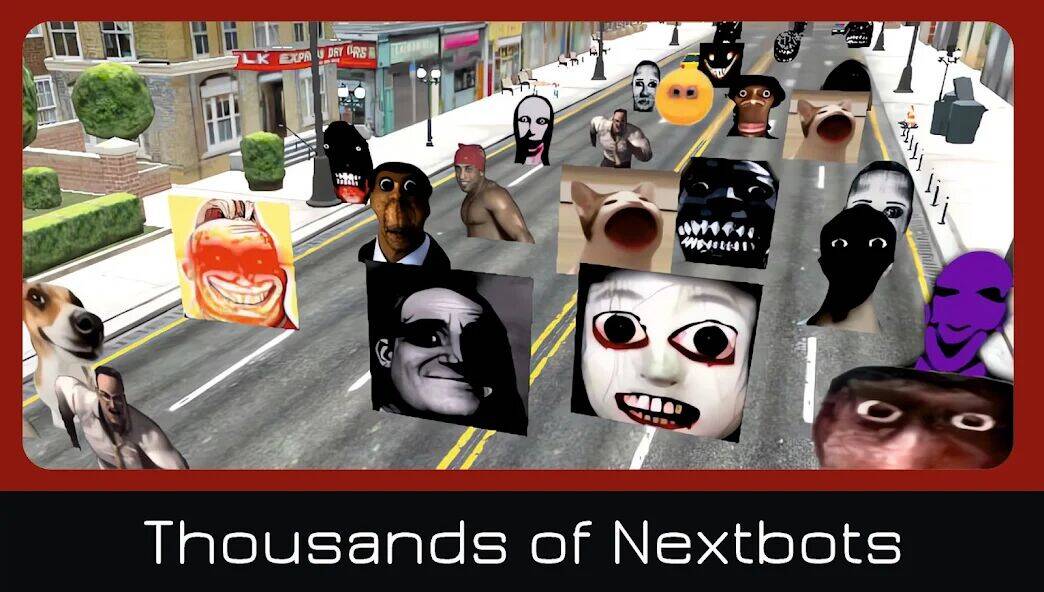 Скачать взломанную Nextbots Online: Scary Games [Много денег] MOD apk на Андроид