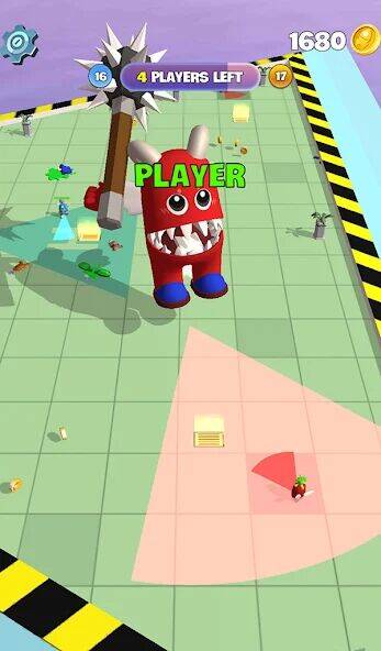 Скачать взломанную Smashers io: Scary Playground [Много монет] MOD apk на Андроид