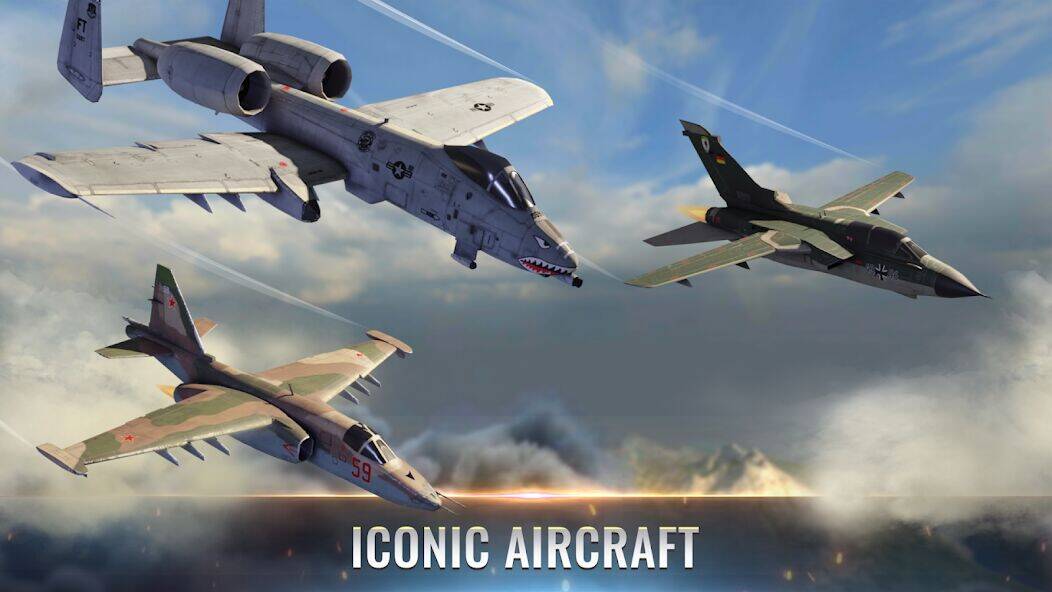 Скачать взломанную Fighter Pilot: HeavyFire [Много денег] MOD apk на Андроид