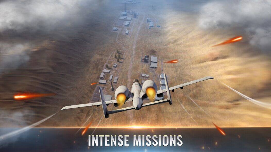 Скачать взломанную Fighter Pilot: HeavyFire [Много денег] MOD apk на Андроид