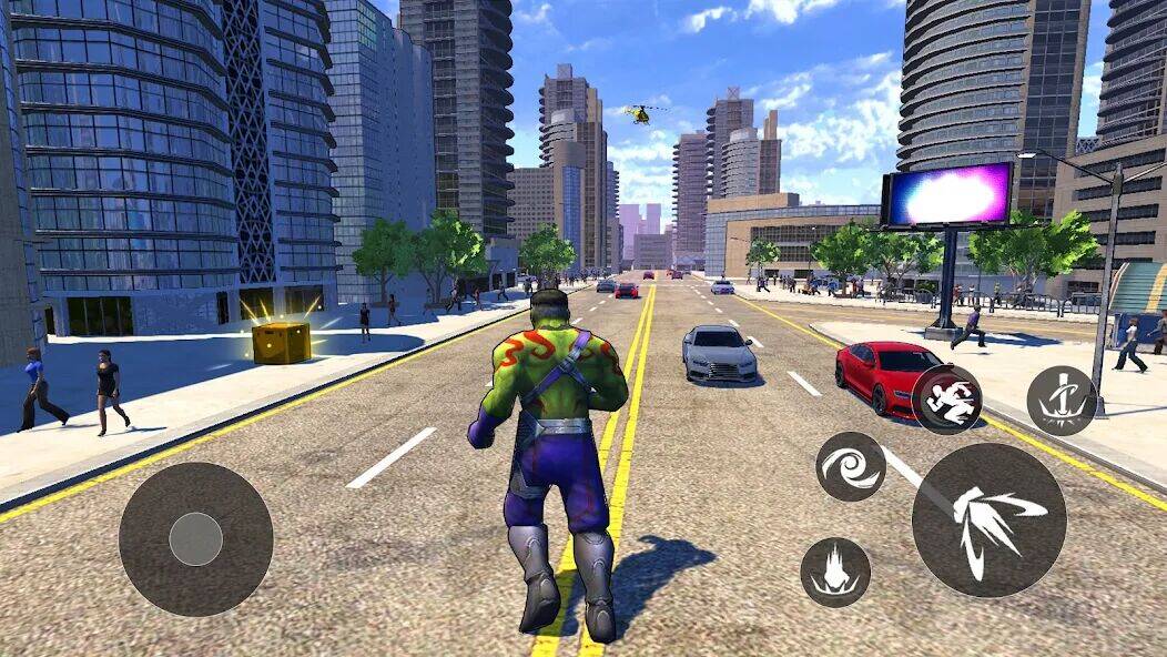 Скачать взломанную Super City Heroes:Super Battle [Много денег] MOD apk на Андроид