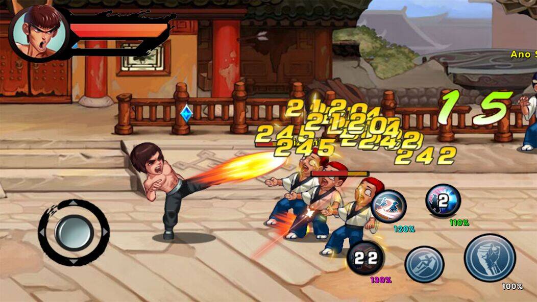 Скачать взломанную Kung Fu Attack: Final Fight [Много денег] MOD apk на Андроид