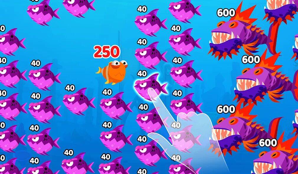 Скачать взломанную Fish Town IO: Mini Aquarium [Много монет] MOD apk на Андроид