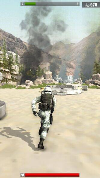 Скачать взломанную Infantry Attack: Battle 3D FPS [Много денег] MOD apk на Андроид