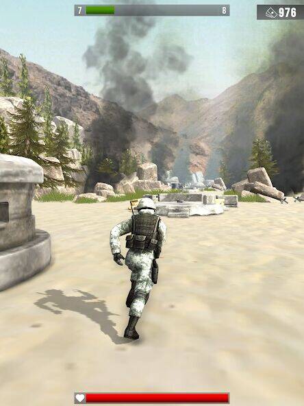 Скачать взломанную Infantry Attack: Battle 3D FPS [Много денег] MOD apk на Андроид