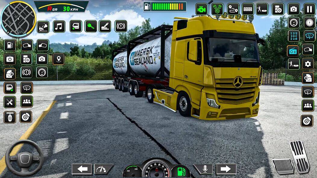 Скачать взломанную Truck Simulator Америка США [Много денег] MOD apk на Андроид