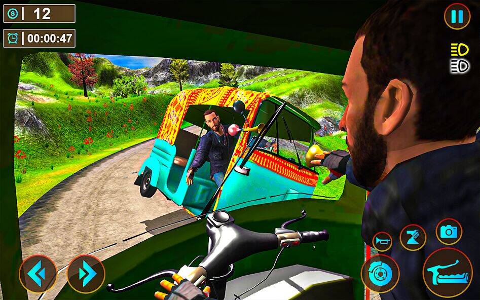 Скачать взломанную Tuk Tuk Offroad Auto Rickshaw [Много монет] MOD apk на Андроид