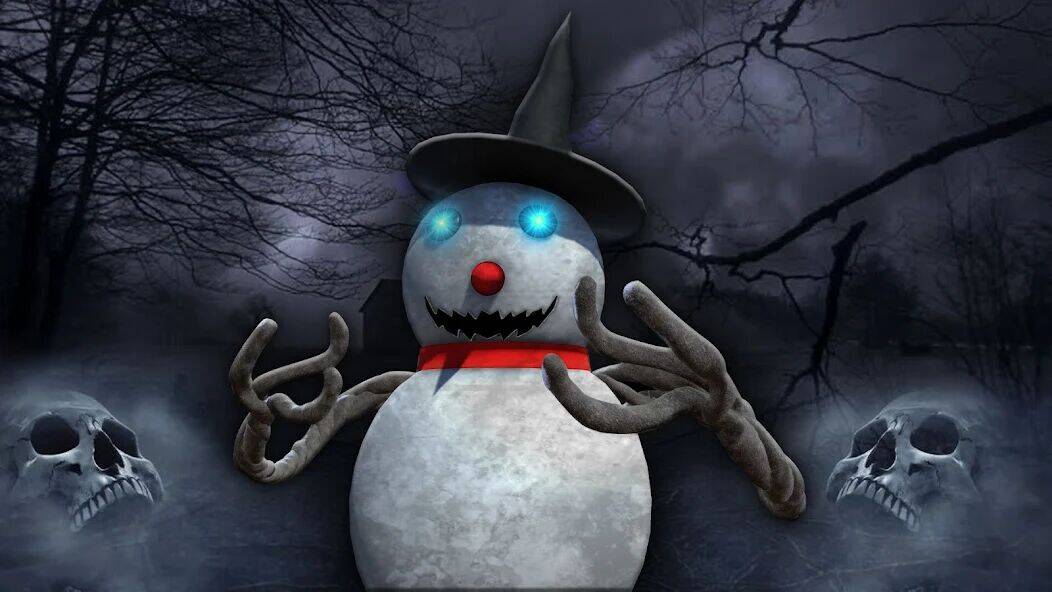Скачать взломанную Evil Scary Snowman Games 3d [Мод меню] MOD apk на Андроид