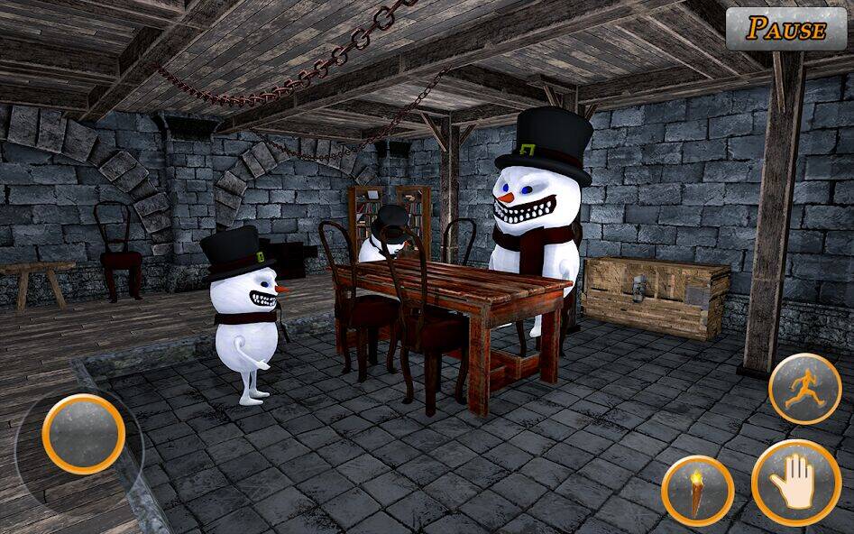 Скачать взломанную Evil Scary Snowman Games 3d [Мод меню] MOD apk на Андроид