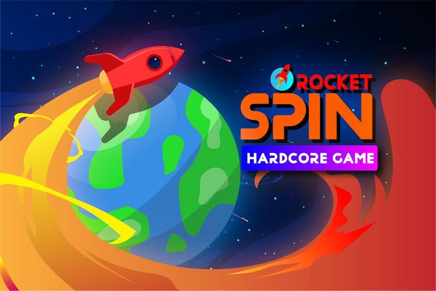 Скачать взломанную Rocket Spin: Космо Выживание [Мод меню] MOD apk на Андроид
