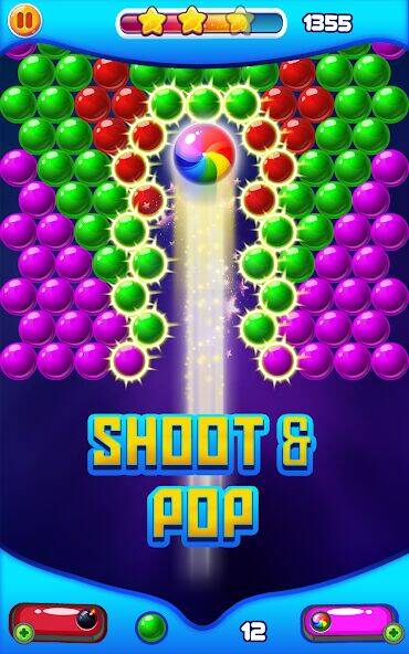 Скачать взломанную Bubble Shooter 2 [Много монет] MOD apk на Андроид