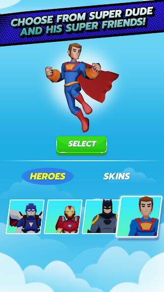 Скачать взломанную Power Up: вызов супергероя [Бесплатные покупки] MOD apk на Андроид