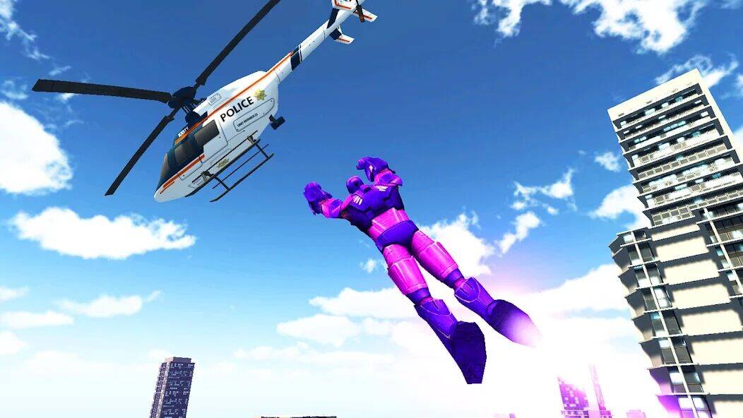 Скачать взломанную Super city hero:Iron Hero War [Мод меню] MOD apk на Андроид