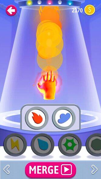 Скачать взломанную Elemental Gloves: Магия и Сила [Много денег] MOD apk на Андроид