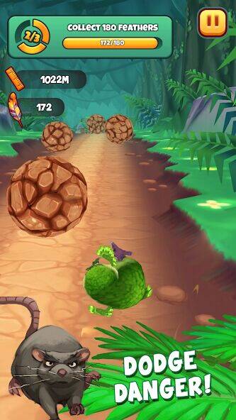Скачать взломанную Kakapo Run: Animal Rescue Game [Много монет] MOD apk на Андроид