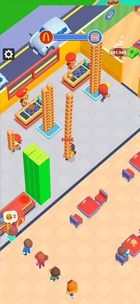 Скачать взломанную My Burger Shop Games [Много монет] MOD apk на Андроид