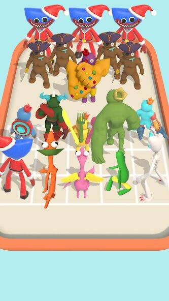 Скачать взломанную Merge Rainbow: 3D Run [Мод меню] MOD apk на Андроид