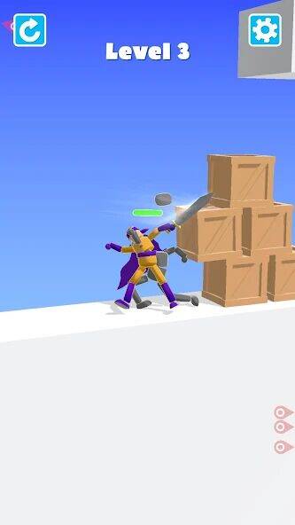 Скачать взломанную Ragdoll Ninja - Рэгдолл Ниндзя [Много монет] MOD apk на Андроид