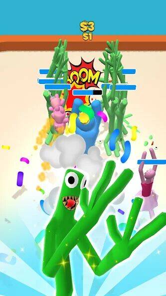 Скачать взломанную Super Monster: Rainbow Friends [Бесплатные покупки] MOD apk на Андроид