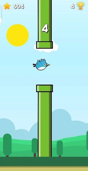 Скачать взломанную Flippy Bird - Flying bird [Бесплатные покупки] MOD apk на Андроид