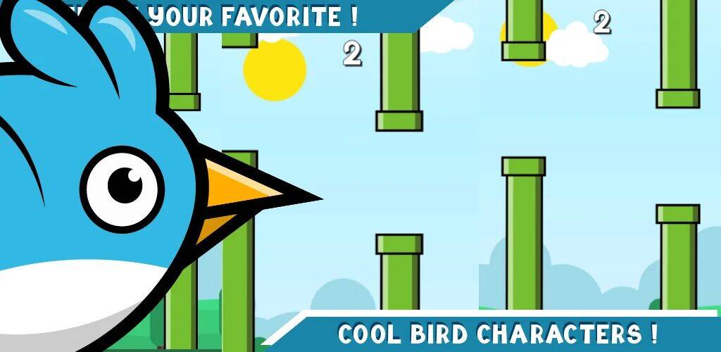 Скачать взломанную Flippy Bird - Flying bird [Бесплатные покупки] MOD apk на Андроид