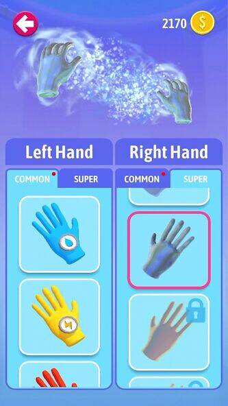 Скачать взломанную Elemental Gloves: Магия и Сила [Много монет] MOD apk на Андроид