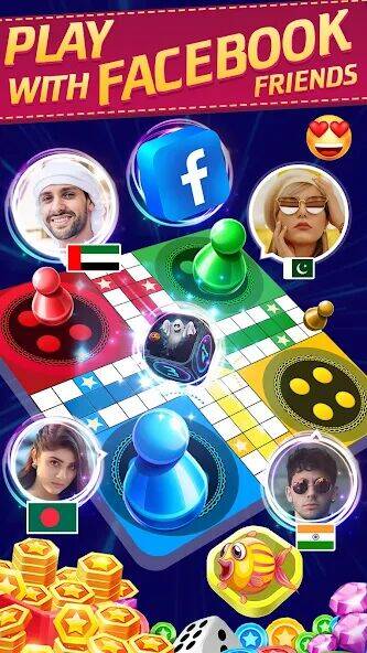 Скачать взломанную Ludo Master Ludo Dice King [Мод меню] MOD apk на Андроид