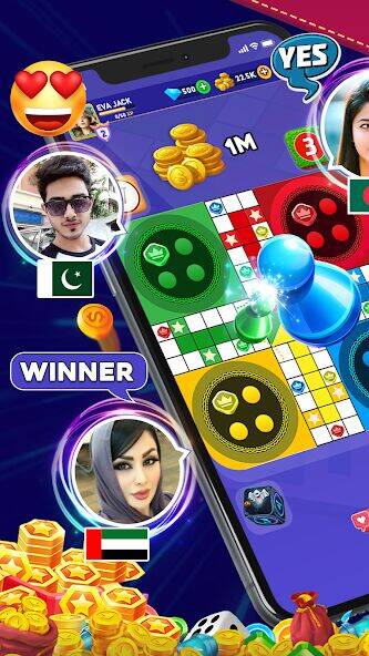 Скачать взломанную Ludo Master Ludo Dice King [Мод меню] MOD apk на Андроид