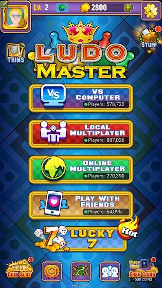 Скачать взломанную Ludo Master™ - Ludo Board Game [Много денег] MOD apk на Андроид