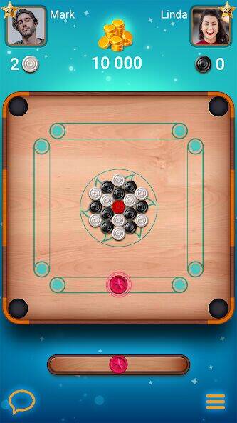 Скачать взломанную Carrom Lure - игра в бильярд [Мод меню] MOD apk на Андроид