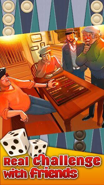 Скачать взломанную Backgammon Arena - Нарды [Бесплатные покупки] MOD apk на Андроид